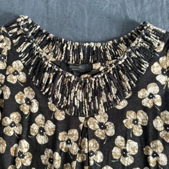 MaxMara Floral Dress with Detailed Knot-work Neckline - Picture 3 of 4
